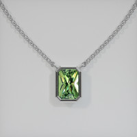 0.78 Ct. Gemstone Necklace, Platinum 950 1