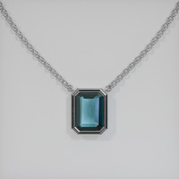 1.08 Ct. Gemstone Necklace, Platinum 950 1