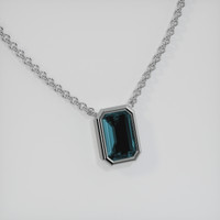 1.08 Ct. Gemstone Necklace, Platinum 950 2