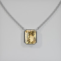 1.77 Ct. Gemstone Necklace, Platinum 950 1