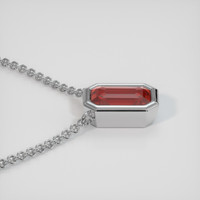 0.66 Ct. Gemstone Necklace, Platinum 950 3
