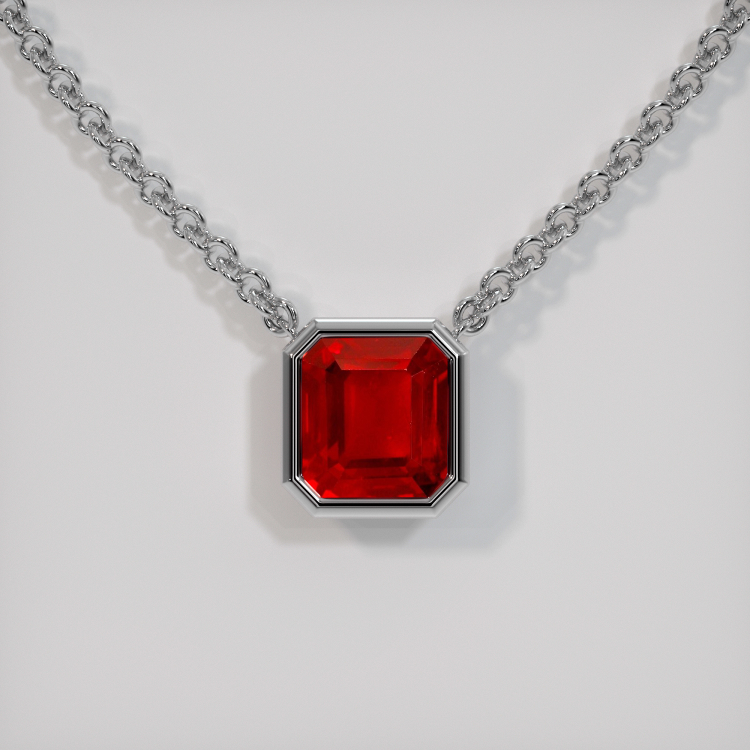 Fake on sale ruby necklace