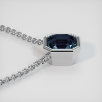 2.04 Ct. Sapphire Necklace, Platinum 950 3