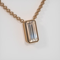 5.90 Ct. Gemstone Necklace, 14K Rose Gold 2