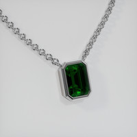 2.04 Ct. Gemstone Necklace, 14K White Gold 2