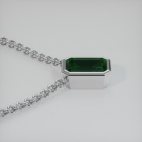 2.04 Ct. Gemstone Necklace, 14K White Gold 3