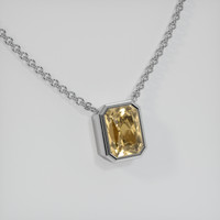 1.77 Ct. Gemstone Necklace, 18K White Gold 2