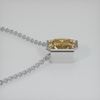 1.77 Ct. Gemstone Necklace, 18K White Gold 3