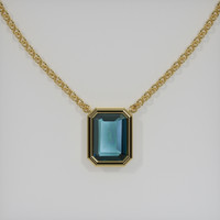 1.08 Ct. Gemstone Necklace, 14K Yellow Gold 1