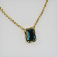 1.08 Ct. Gemstone Necklace, 14K Yellow Gold 2