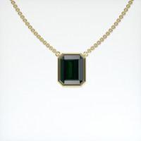 3.17 Ct. Gemstone Necklace, 14K Yellow Gold 1