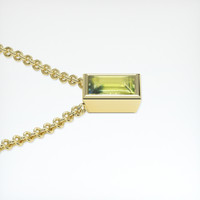 2.08 Ct. Sapphire Necklace, 18K Yellow Gold 3