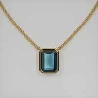 1.08 Ct. Gemstone Necklace, 18K Yellow Gold 1