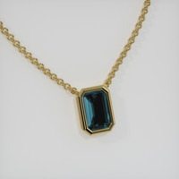 1.08 Ct. Gemstone Necklace, 18K Yellow Gold 2
