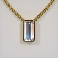 5.90 Ct. Gemstone Necklace, 18K Yellow Gold 1