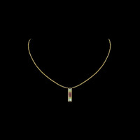 4.14 Ct. Gemstone Necklace, 18K Yellow Gold 4