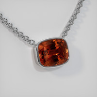 7.35 Ct. Gemstone Necklace, Platinum 950 2