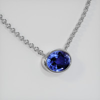 2.06 Ct. Gemstone Necklace, Platinum 950 2