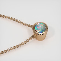 0.85 Ct. Gemstone Necklace, 14K Rose Gold 3