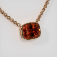7.35 Ct. Gemstone Necklace, 14K Rose Gold 2