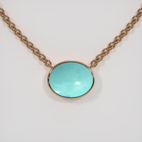 2.73 Ct. Gemstone Necklace, 14K Rose Gold 1