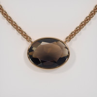 8.97 Ct. Gemstone Necklace, 14K Rose Gold 1