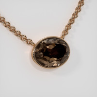 8.97 Ct. Gemstone Necklace, 14K Rose Gold 2