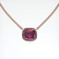 1.19 Ct. Gemstone Necklace, 14K Rose Gold 1