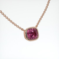 1.19 Ct. Gemstone Necklace, 14K Rose Gold 2