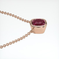 1.19 Ct. Gemstone Necklace, 14K Rose Gold 3