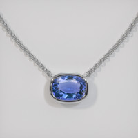 1.76 Ct. Gemstone Necklace, 14K White Gold 1