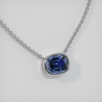 1.76 Ct. Gemstone Necklace, 14K White Gold 2