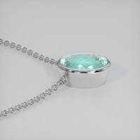 1.82 Ct. Gemstone Necklace, 14K White Gold 3