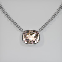 4.88 Ct. Gemstone Necklace, 14K White Gold 1