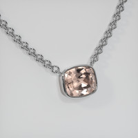 4.88 Ct. Gemstone Necklace, 14K White Gold 2