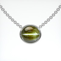 6.03 Ct. Gemstone Necklace, 18K White Gold 1