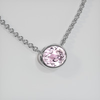 2.60 Ct. Gemstone Necklace, 18K White Gold 2