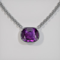 4.77 Ct. Gemstone Necklace, 18K White Gold 1