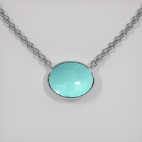 2.73 Ct. Gemstone Necklace, 18K White Gold 1