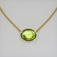 1.68 Ct. Gemstone Necklace, 14K Yellow Gold 1