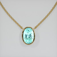 1.82 Ct. Gemstone Necklace, 14K Yellow Gold 1