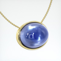 171.88 Ct. Blue Sapphire Necklace, 14K Yellow Gold 2