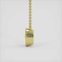 7.08 Ct. Yellow Sapphire Necklace, 14K Yellow Gold 3