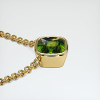 5.26 Ct. Bi Color Sapphire Necklace, 14K Yellow Gold 3