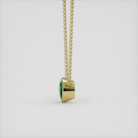 2.37 Ct. Emerald Necklace, 18K Yellow Gold 3