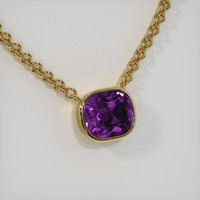 4.77 Ct. Gemstone Necklace, 18K Yellow Gold 2