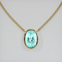 1.82 Ct. Gemstone Necklace, 18K Yellow Gold 1