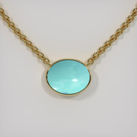 2.73 Ct. Gemstone Necklace, 18K Yellow Gold 1