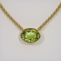 3.66 Ct. Gemstone Necklace, 18K Yellow Gold 1