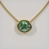 1.56 Ct. Gemstone Necklace, 18K Yellow Gold 1